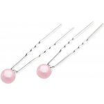 Biju Vlásenka s růžovou perlou - 1 kus 9001697-1 – Zboží Mobilmania