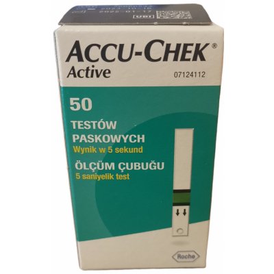 Accu-Chek Active testovací proužky 50 ks – Zbozi.Blesk.cz