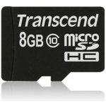 Transcend microSDHC 8 GB Class 10 TS8GUSDC10M – Zbozi.Blesk.cz