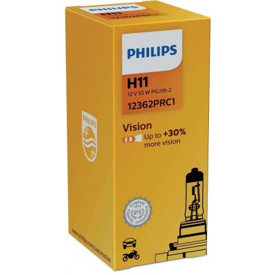 Philips Vision + 30% 12362PRC1 H11 PGJ19-2 12V 55W – Hledejceny.cz
