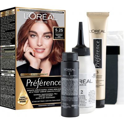 L'Oréal Féria PreferenceAntigua mahagonovo čokoládová 5,25/M2 – Hledejceny.cz