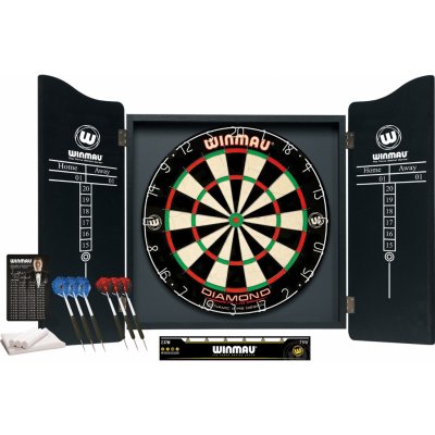 Winmau Pro-dart set Diamond Set kabinet + sisálový terč + šipky – Zboží Dáma