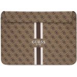 Guess PU 4G Printed Stripes 15-16", brown 57983114180 – Zboží Mobilmania