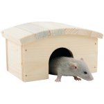 Vlastimil Morávek Dřevěný domek pro hlodavce obloukovitá střecha 14 x 10 x 8 cm – Hledejceny.cz