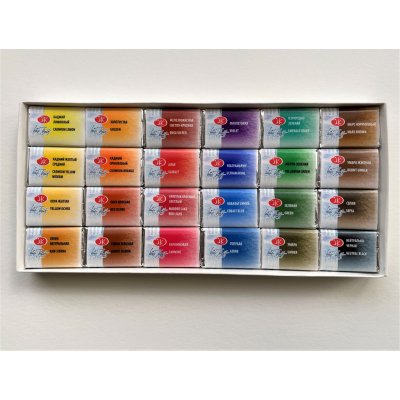 Umělecké akvarelové barvy Leningrad no.1 24x2.5ml – Sleviste.cz