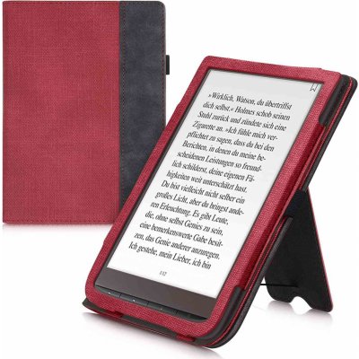KW Mobile Double Leather KW5364802 pro Pocketbook 740/741 grey červené – Zboží Živě