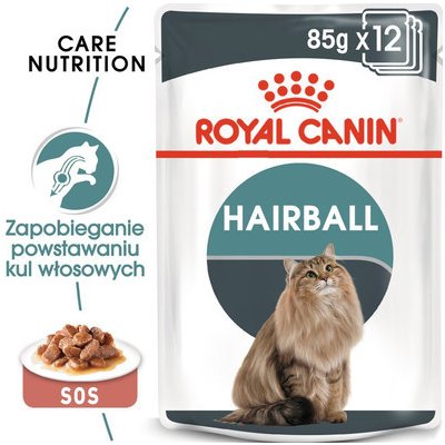 Royal Canin Hairball Care Gravy pro kočky ve šťávě pro správné vylučování smotků ve šťávě 24 x 85 g – Hledejceny.cz