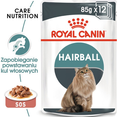 Royal Canin Hairball Care Gravy pro kočky ve šťávě pro správné vylučování smotků ve šťávě 24 x 85 g