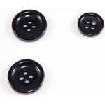 Oblekový knoflík - černý - průměr 2 cm – Hledejceny.cz
