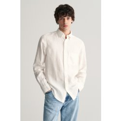 Gant košile reg linen shirt bílá