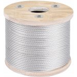 VEVOR Ocelové lano 304 Ocel Ocelové lano 4.8 mm 76 m – Hledejceny.cz