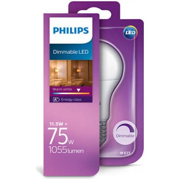 Philips LED žárovka 11W 75W E27 Teplá bílá FR