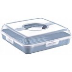 Keeper Podnos s víkem 34,5x34,5x10,5 cm modrá – Zboží Dáma Keeper Podnos s víkem 34,5x34,5x10,5 cm modrá – Zboží Dáma