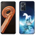 Pouzdro mmCase Gelové Realme 9i - bílý jednorožec – Zboží Živě