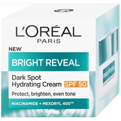 Loreal Paris Bright Reveal SPF 50 hydratační krém pro korekci tmavých skvrn 50 ml – Zboží Mobilmania