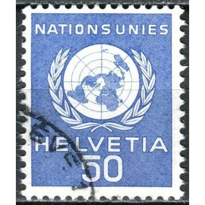 (1959) MiNr. 30 O - Švýcarsko - OSN - OSN Emblém – Hledejceny.cz