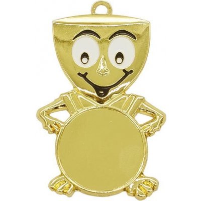 4091 Zlatá medaile 3x6 cm – Zbozi.Blesk.cz