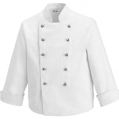 Egochef s knoflíky dětský bílý L – Zboží Dáma Egochef s knoflíky dětský bílý L – Zboží Dáma