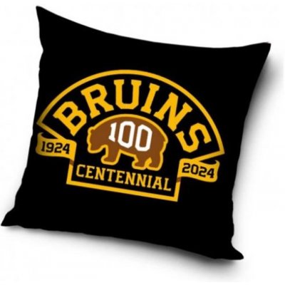 TipTrade Velurový Polštář NHL Color Boston Bruins 40x40 – Sleviste.cz