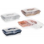 BANQUET Podnos plastový s víkem TASTY 44,5x34x10 cm – Zboží Dáma