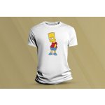 Sandratex dětské bavlněné tričko Bart Simpson bílá – Sleviste.cz