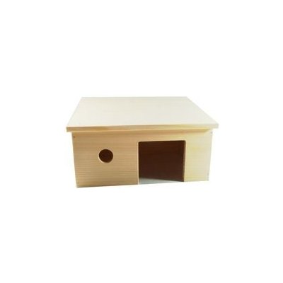 Truhlářství Zimný Domek pro morče šikmá střecha ZV 123 26 x 14,5 x 18,5 cm – Zboží Mobilmania