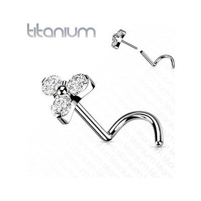 Šperky4U Push In piercing do nosu titan TIT1177 – Zbozi.Blesk.cz