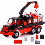 Polesie Nákladní auto 68507 černo-červené – Hledejceny.cz