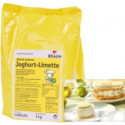 Braun Alaska Přírodní ztužovač šlehačky jogurt-limetka 100 g – Zboží Mobilmania