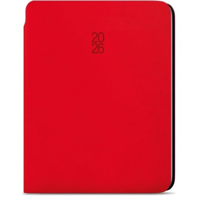 Oskar Softy A5 Týdenní 2026 červená – Zboží Mobilmania