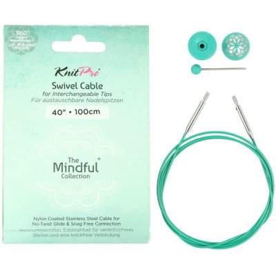 KnitPro Mindful otočné lanko 76 cm