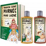 Bohemia Gifts Pivrnec Extrakt z pivních kvasnic a chmele sprchový gel 250 ml + šampon na vlasy 250 ml kniha kosmetická sada