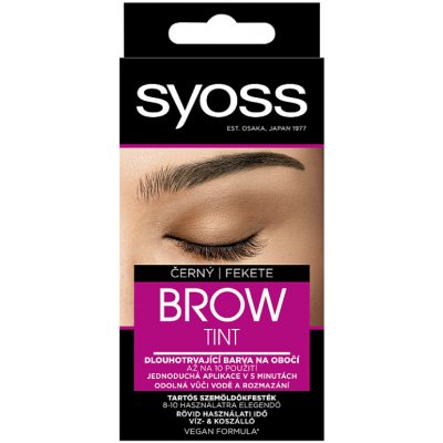 Syoss Brow Tint Černý 17 ml – Zbozi.Blesk.cz