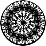 Šablona TCW 12 x12 30,5 x 30,5cm Mandala Prismatic – Zboží Dáma