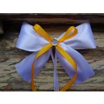 Atlasová mašle na auto bílá - oranžová sv. 211 – Hledejceny.cz