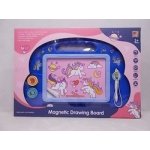 LENA Tabulka magnetická barevná 32x25x3cm set s tužkou a 2 razítky – Sleviste.cz