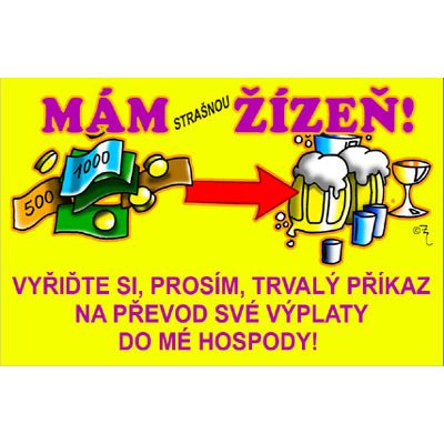 Průkaz Mám strašnou žízeň – Hledejceny.cz