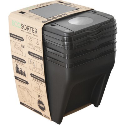 Ecosorter na tříděný odpad 3 x 25 l Z256342PG001 – Zboží Mobilmania