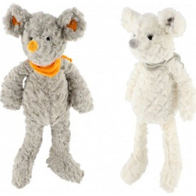 Teddies Myš/Myška 2 barvy 25 cm