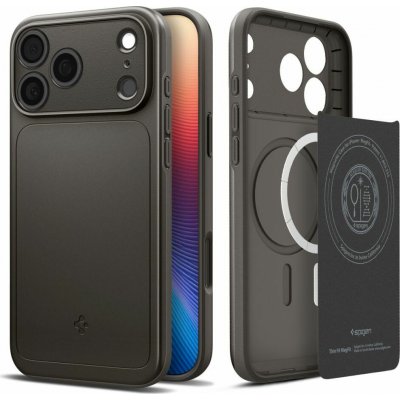 Spigen Thin Fit MagSafe GunMetal iPhone 17 Pro ACS10341 – Zboží Mobilmania