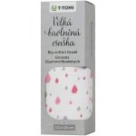 T-TOMI Accessories s.r.o. Velká bavlněná TETRA osuška pink drops / růžové kapky – Sleviste.cz