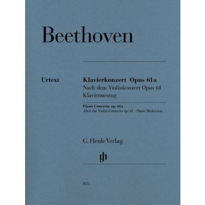 Ludwig van Beethoven Piano Concerto Op.61a After The Violin Concerto noty na čtyřruční klavír