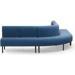 Rohová sedačka VARIETY, 90°, vnější, potahová látka Pod CS, modrá – Zboží Mobilmania