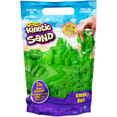 Kinetic Sand 2lb Sada barevných písků v sáčcích zelená – Hledejceny.cz