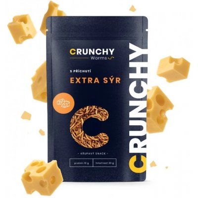 Crunchy Worms s příchutí EXTRA SÝR 20 g – Zboží Mobilmania