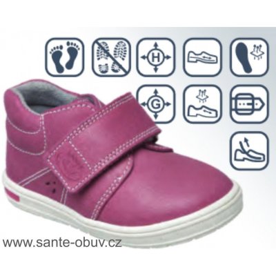 Santé N/611/102/079 zdravotní obuv růžová – Zboží Mobilmania