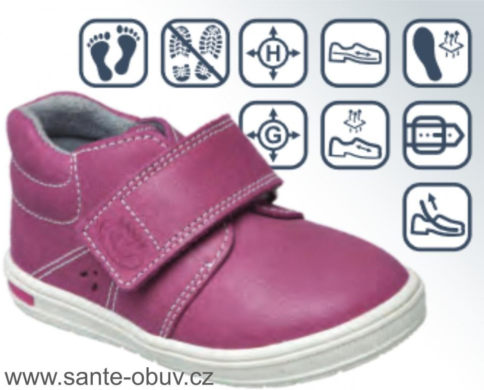 Santé N/611/102/079 zdravotní obuv růžová