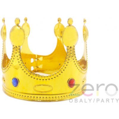 Koruna tiára pro krále s kameny zlatá – Zbozi.Blesk.cz