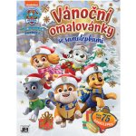 Vánoční omalovánky se samolepkami Tlapková patrola – Zboží Dáma