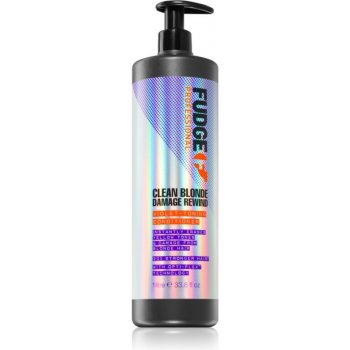 Fudge Clean Blonde hydratační kondicionér na ochranu barvy pro blond vlasy Violet Toning Conditioner 1000 ml